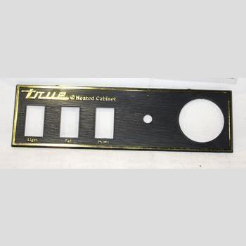 NAMEPLATE, TRUE HEATED CABINET FOR THERMOMETER