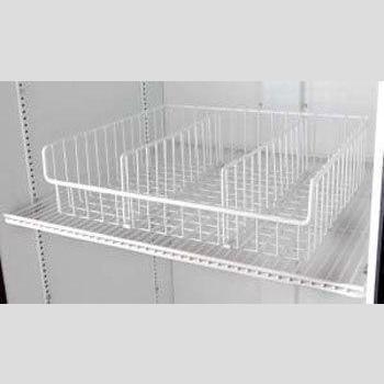 NOVELTY BASKET ASM WHITE 19 1/4" x 21 3/8" W/3 DIVIDERS