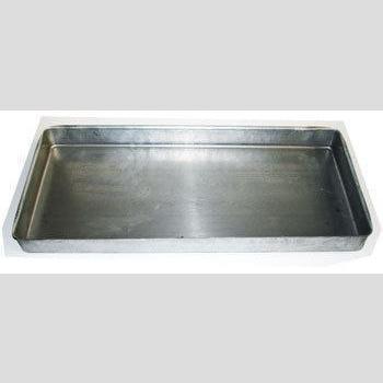 PAN, DRAIN COND METAL W/HOLE 24 1/2 X 11 1/2 X 2 1/8