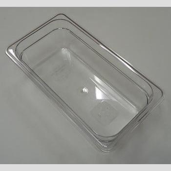 PAN, FOOD STORAGE, 1/3 SIZE 6-7/8" X 12 3/4" X 3 13/16"D