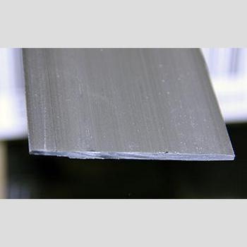 PLASTIC EXT, #1183 3" X 53 1/2 FLAT BLK VINYL, 1/2" GROOVE