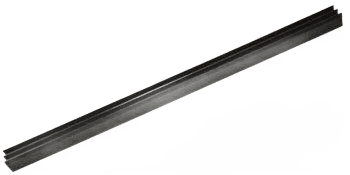 PLASTIC EXT, 30" BLK SWEEPER FOR ROLL INS