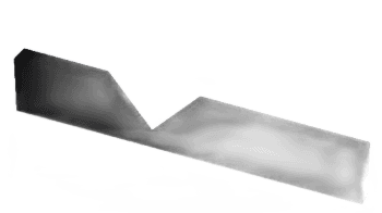 PLASTIC, #3792, 3" NOTCHED