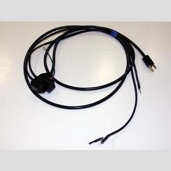 POWER CORD, #3 WIRE HARNESS w/ STRAIGHT PLUG
