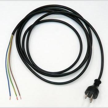 POWER CORD, 126" ISRAEL 17/3 (3G1.0) SJT (H05VV-F)