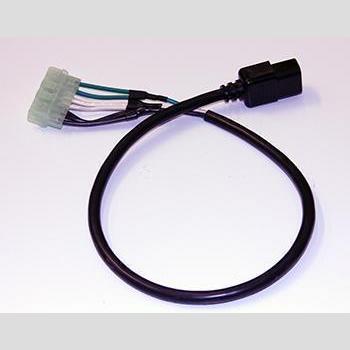 POWER CORD, COMP 14GA x 28" CE 320 PLUG, AMP X 8 PIN TERM.