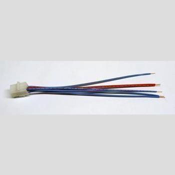 RECEPTACLE ASM DOOR PWR CORD GEM-26 4)BLUE/2)RED 801724 MOL