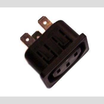 RECEPTACLE, 6600.4315 FELLER FOR VDE COMPRESSOR CORD