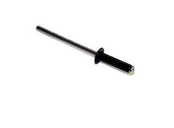 RIVET, AB4-6ABL 1/8" DIA BLK ALUM .313-.375