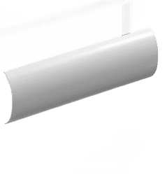 S 19/23 PLAIN WHT BUBBLE SIGN PANEL, GDM-19/23