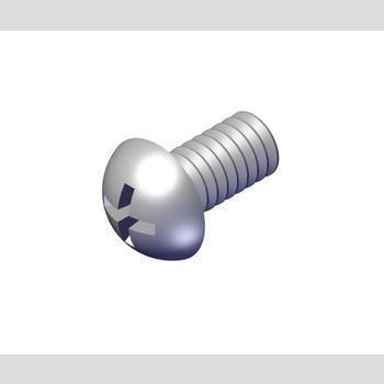 SCREW, 1/4-20 X 1/2 PHIL RND H TYPE F, 410SS, 500 HR SC, BH
