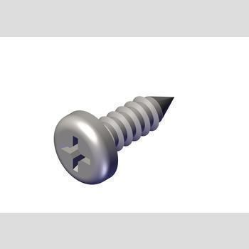 SCREW, 8-36 X 7/16" HX HD, THREAD FORMING, 18-8SS