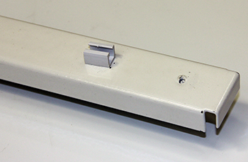 SHELF BRACE ASM TCGDZ-59 REAR WHT, 1-13/16" X 26 1/4