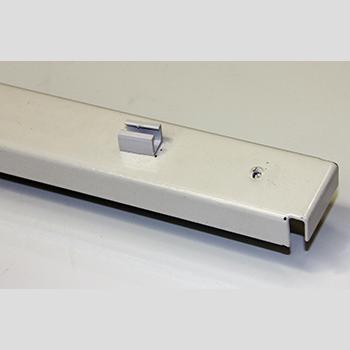 SHELF BRACE ASM TCGR-50DZ REAR  WHT, 1-13/16" X 21 3/4