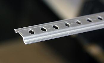 SHELF STANDARD, 24" CLEAR ALUM 