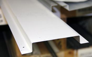 TANK BACK POST, GDM-33C/41C WHT  4 1/16"W X 44-1/4"L