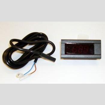 THERMOMETER XT11S-4110 LED 110V F/C RECTANGLE 1 MIN DELAY