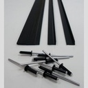 WIPER GASKET KIT 3 DOOR V-ROLLER