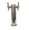 3" Standard Draft Arm Air Cooled 2 Faucet Polished Chrome