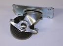 CASTOR 3" SWIVEL WITH BRAKE #127-3SB PLATE 4 X 5 1/8