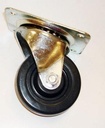 CASTOR 4" SWIVEL W/O BRAKE #127-4 (TOP PLATE 4" X 5-1/8")