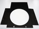 COND SHROUD, .070 BLK CARDBOARD 14 3/16" X 14 1/4"