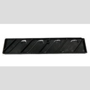 END, GRILL BLK 9 3/4" 4 LOUVERS