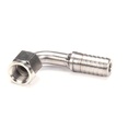 Elbow 90 1/4" Flair Nut x 3/8" Stainless Steel Barbed