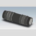 FITTING, 1/2" X 1/2" STRAIGHT BARB HIGH DENSITY POLYETHYLENE