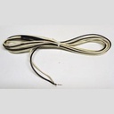 HEATER WIRE GL BRAID 102" 115V 5W/FT W/48" BLACK/WHITE LEADS