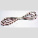 HEATER WIRE GL BRAID 149" 115V 1.7W/FT W/18" RED/WTE LEADS