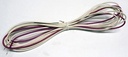 HEATER WIRE GL BRAID 181" 115V 34" VIOLET/WHT LEAD 1.4W/