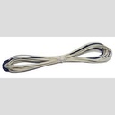 HEATER WIRE GL BRAID 182" 115V 3.5W/FT 48" BLUE/WHT LEADS