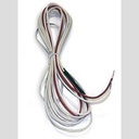 HEATER WIRE GL BRAID 216" 115V 1.7W/FT W/48" WHT/RED LEADS