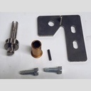 HINGE KIT DOOR TOP LH TSSU 2 1/2" x 3" FOR GLASS DOOR