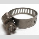 HOSE CLAMP, WORM GEAR-SS 1/4"W INCLUDES SCREW