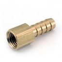 Hose Barb 1/4" fpt x 3/8" Barb Brass