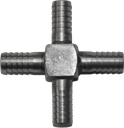 Hose Cross 1/2 x 4 Barbed Stainless Steel