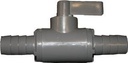 Plastic Inline Shutoff 1/2" x 1/2" Barb