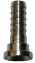 Stem 1/4 Flare 1/8 Barbed Stainless Steel