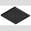 PAN, DRAIN COND TPP-93/119 HC BLK HIPS