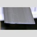 PLASTIC EXT, #1183 3" X 53 1/2 FLAT BLK VINYL, 1/2" GROOVE