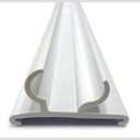 PROD ID STRIP, WIRE SHELF WHT 23 31/32 GDM-14/14SL/26