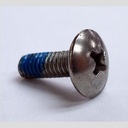 SCREW, 8-32 X 1/2 PHIL TRUSS HD M.S. 18-8SS, LOCKING PATCH