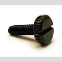 SCREW, 8-32 X 9/16 KN WAFER HD SLTD .410 SS, BLK CHR