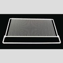 SHELF, GDM-07 HALF WHT WIRE 