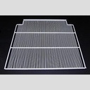 SHELF, GDM-72 NARROW GAP WHT 