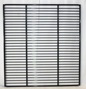 SHELF, TBB-24-72FR RT BLK WIRE CORVEL BLACK POWDER COAT