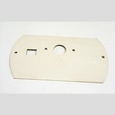 TEMP CONTROL COVER, WHT WITH SWITCH HOLE