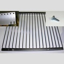 TRAY SLIDE KIT #2 HLF PILASTER ROD STYLE, TA/TG/TR2DT CLR